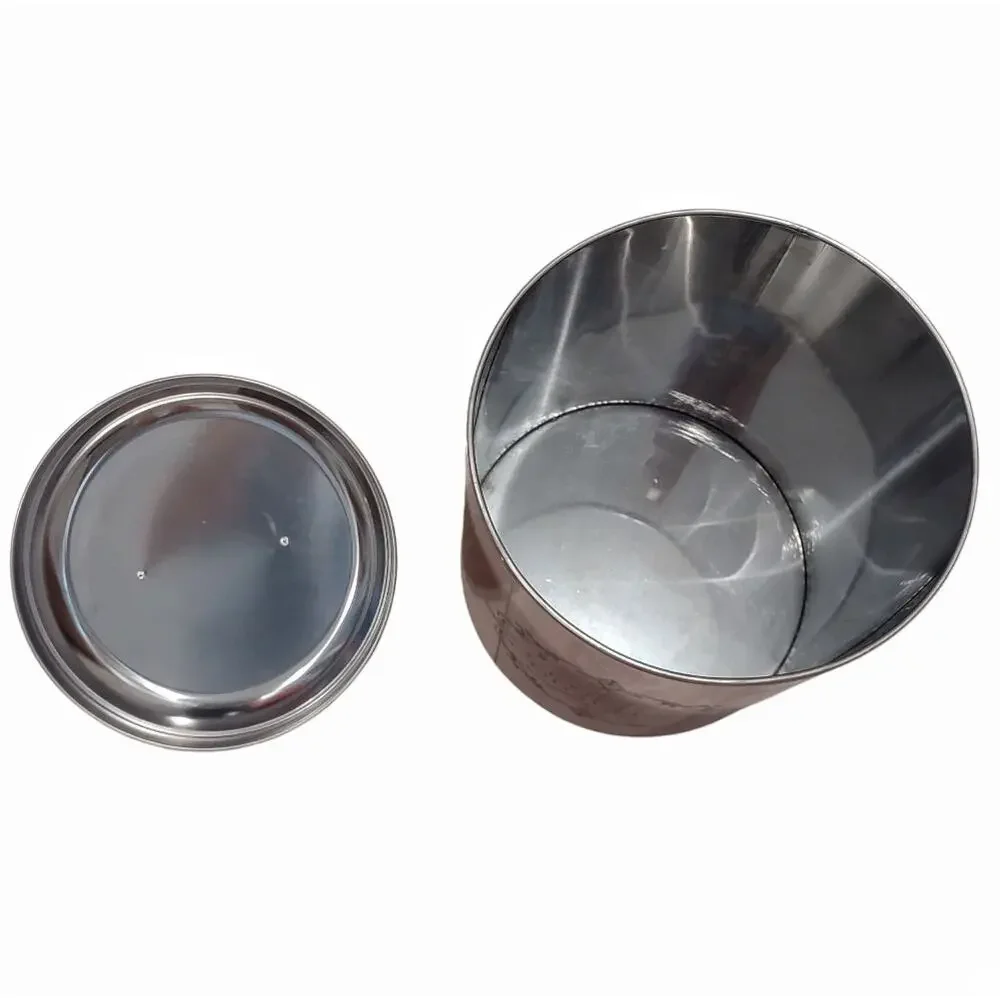 Copper Canister Home Decor Storage Container with Lid Kitchen Bathroom Trashcan